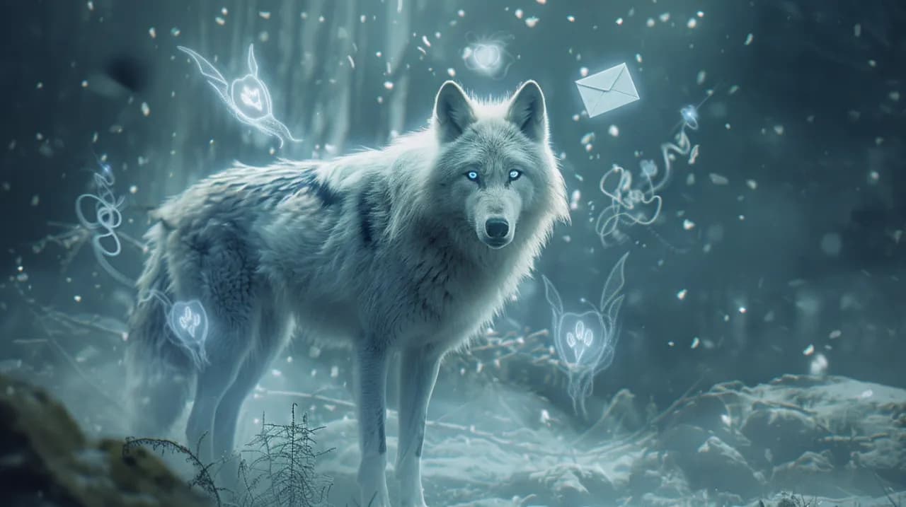 Biały wilk w twoich snach: Jakie tajemnice niesie jego obecność?