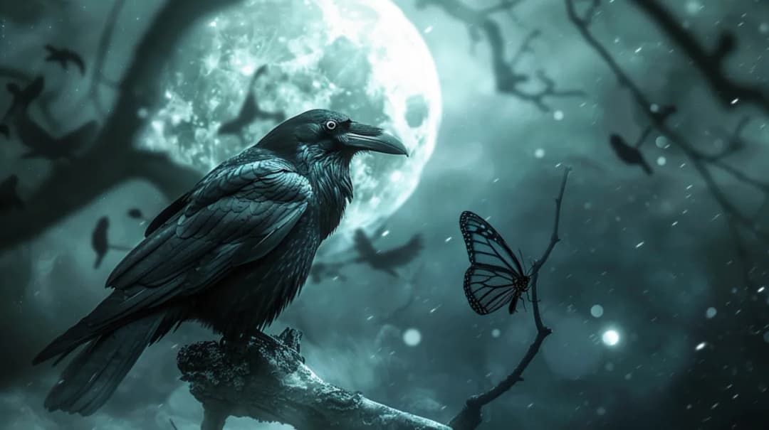 Czarny ptak w snach: Co próbuje Ci powiedzieć? Odkryj znaczenie