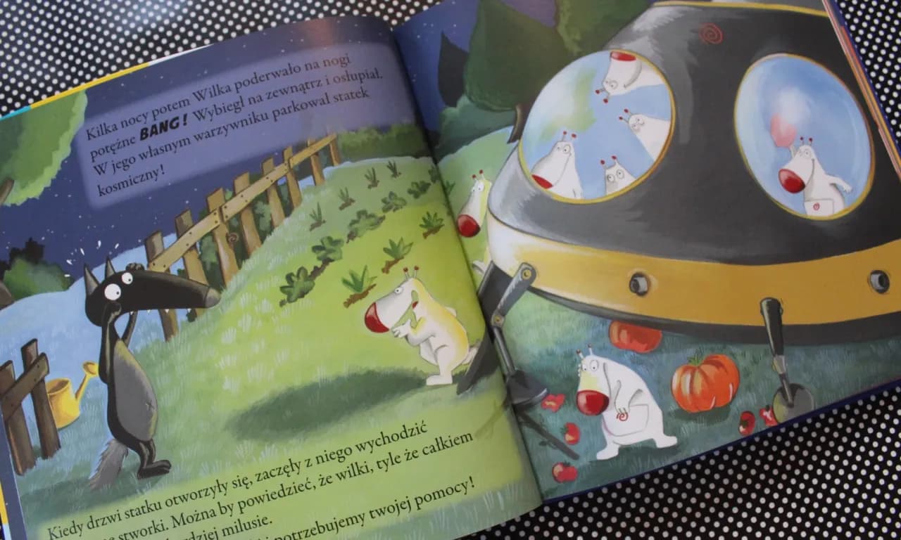 O wilku który poleciał w kosmos - Recenzja wyjątkowej książki dla dzieci